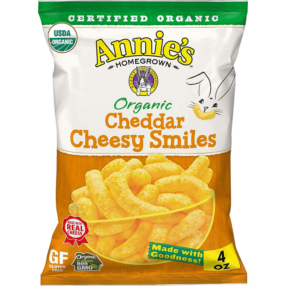 Organic Cheesy Smiles Puff (12 Pack)