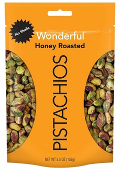 Honey Roasted No Shell Pistachios