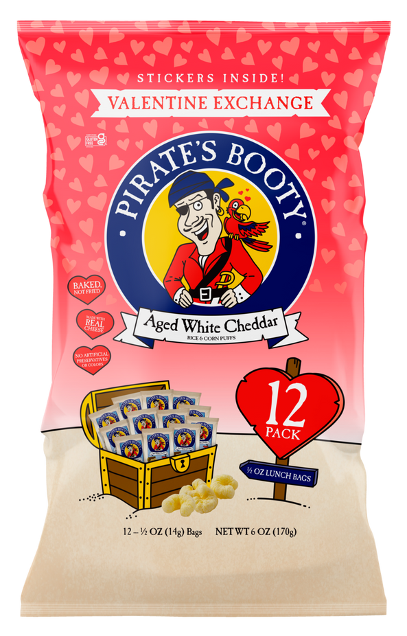 Valentines Aged White Cheddar Puffs