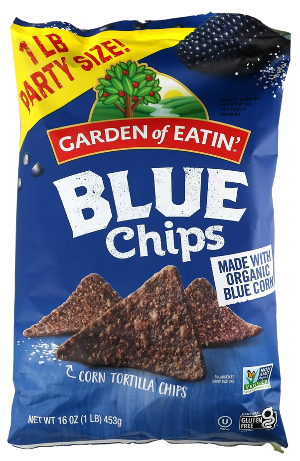 Blue Corn Tortilla Chips Party Size