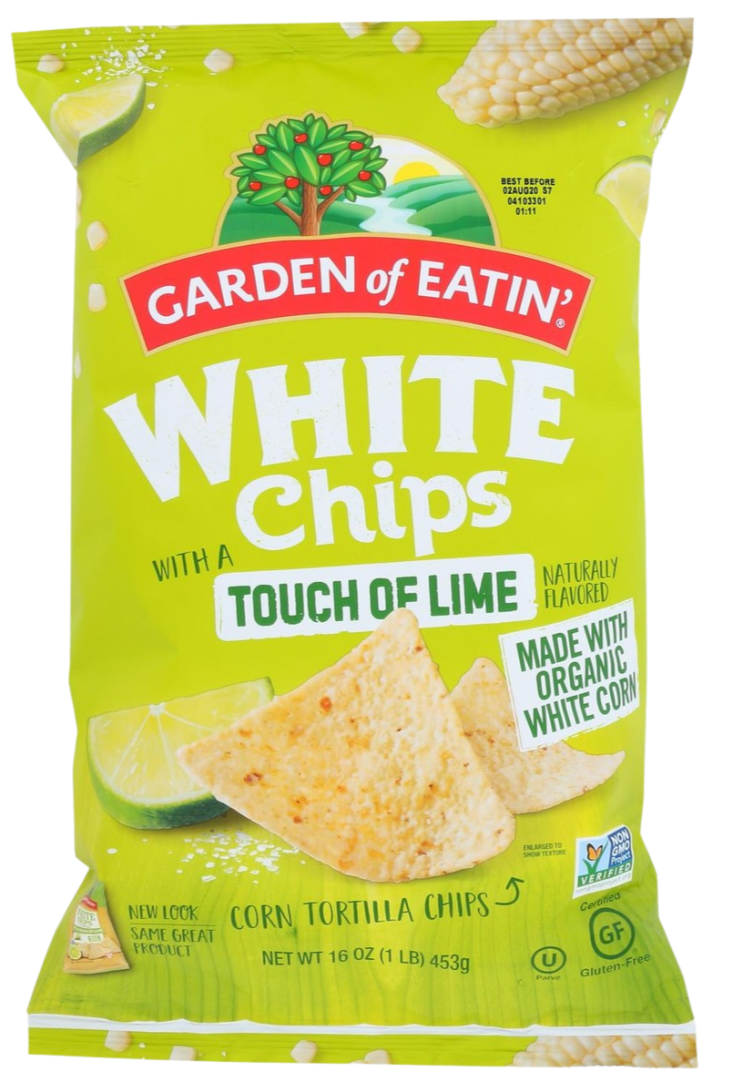 White Tortilla Chips With Lime