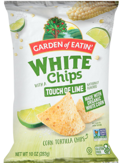 White Tortilla Chips Touch of Lime