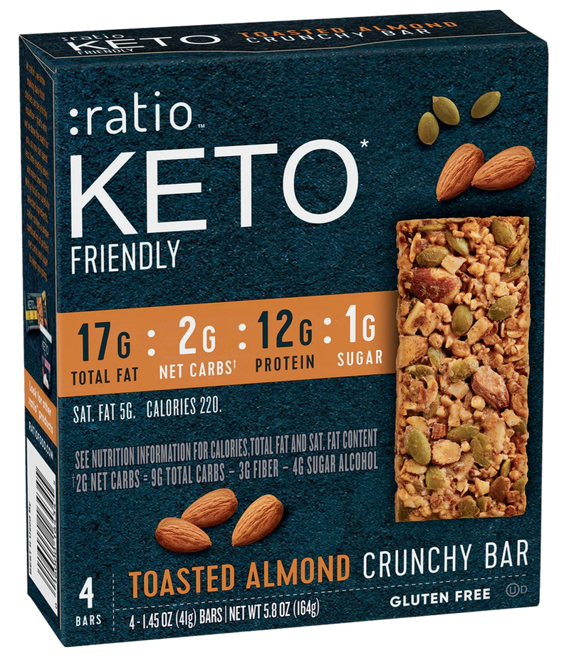 Keto Toasted Almond Bar 4Ct