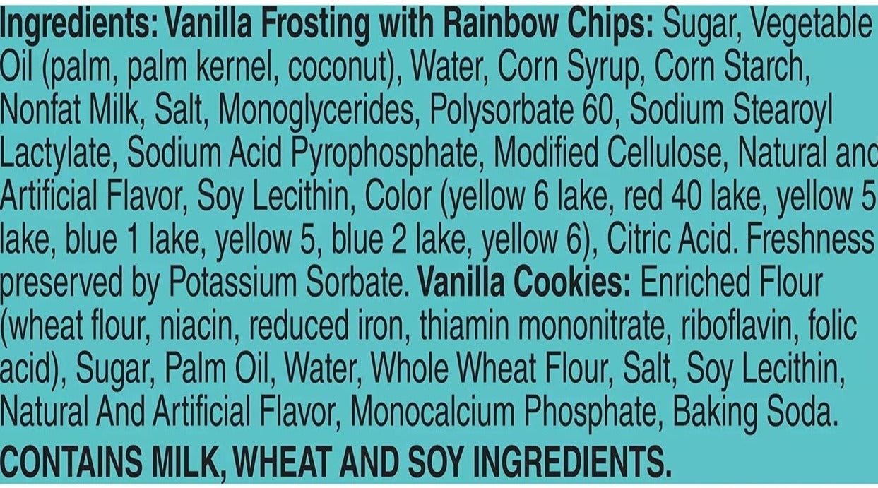Vanilla Cookies & Frosting 6Ct