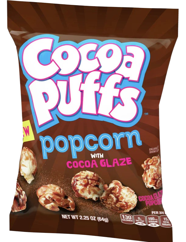 Popcorn Snack with Cocoa Glaze