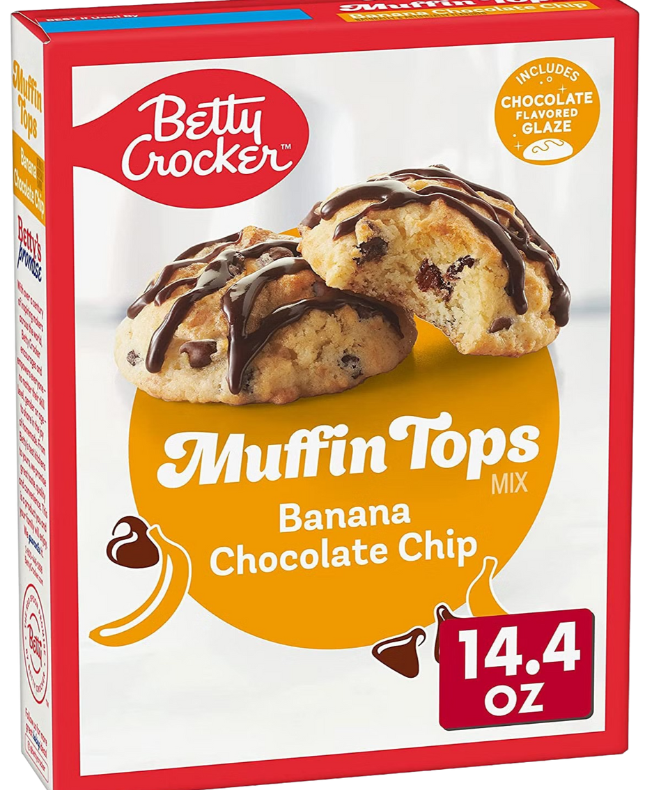 Banana Chocolate Chip Muffin Tops Mix