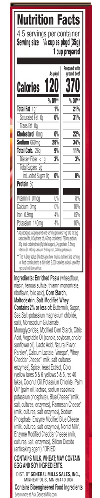 Hamburger Helper Ranch & Bacon Pasta & Sauce Mix – Martie