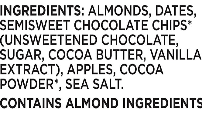 Almond Butter Chocolate Chip Bar 6ct