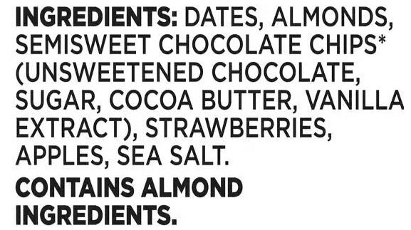 Strawberry Chocolate Chip Bar 6ct