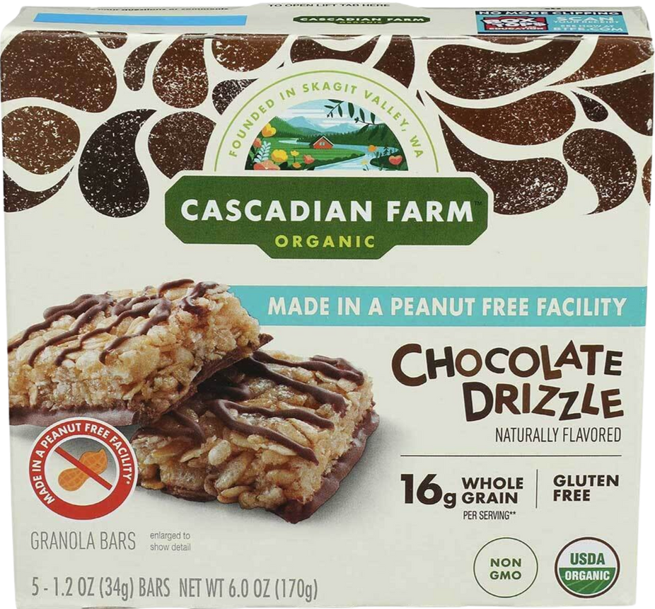 Organic Chocolate Drizzle Granola Bar (5 Pack)