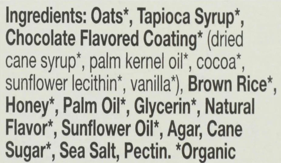 Organic Chocolate Drizzle Granola Bar (5 Pack)
