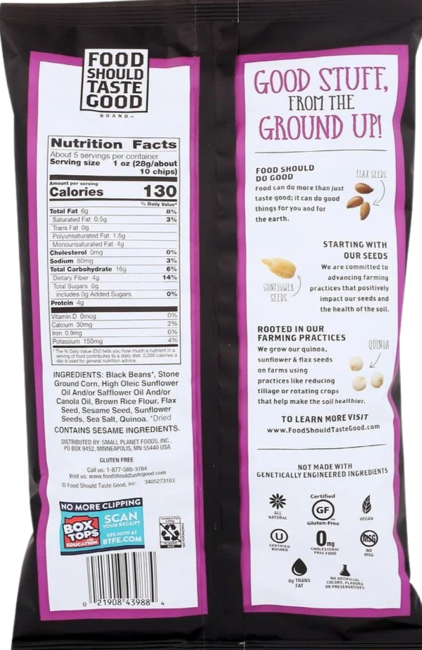 Black Bean Multigrain Chips