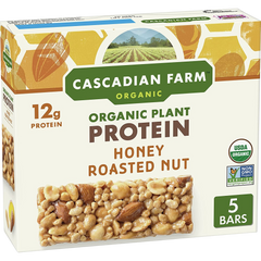 Orgainc Plant Protein Honey Roasted Nut Bars (5 Bar)