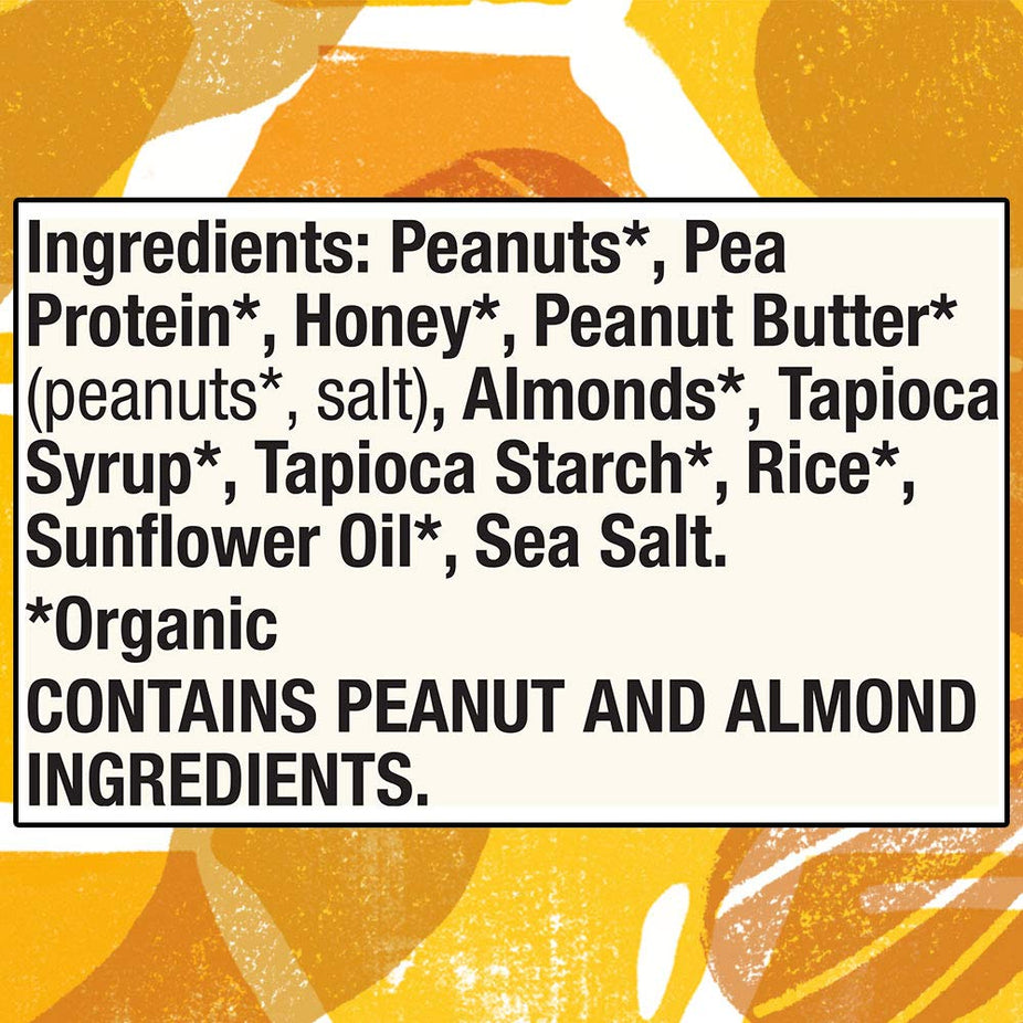 Orgainc Plant Protein Honey Roasted Nut Bars (5 Bar)