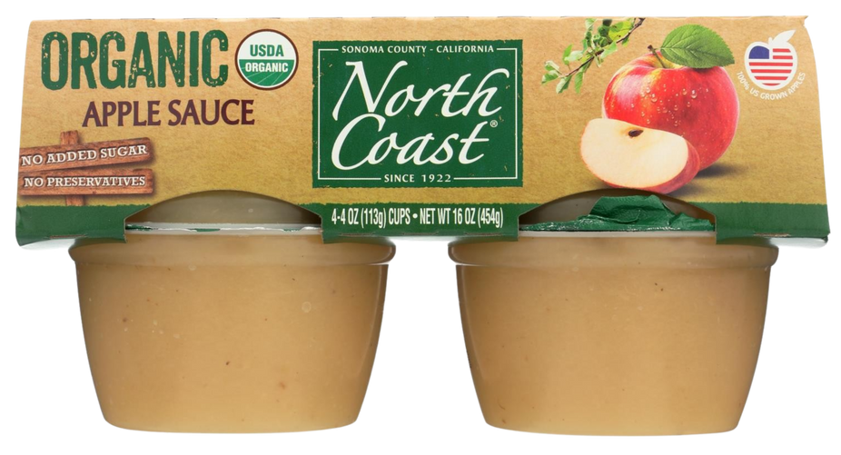 Organic Applesauce Cups (4 Pack)