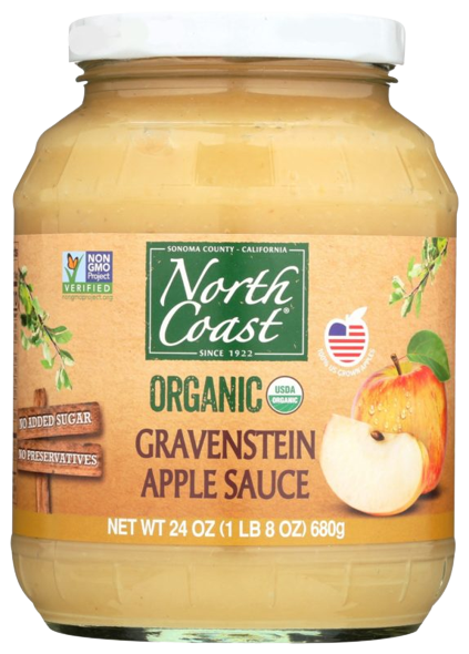 Organic Gravenstein Apple Sauce