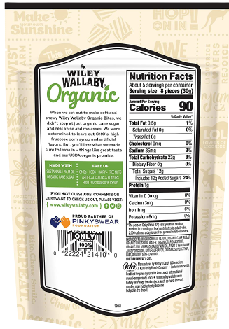 Organic Black Licorice Bites