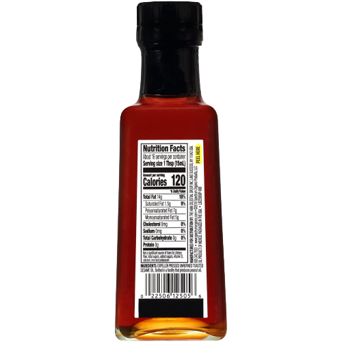 Organic Toasted Sesame Oil