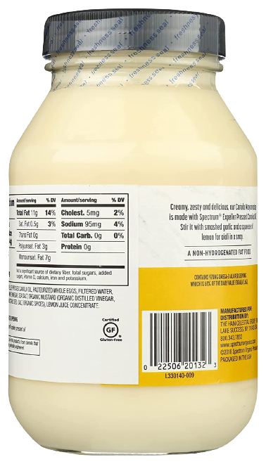Canola Mayonnaise
