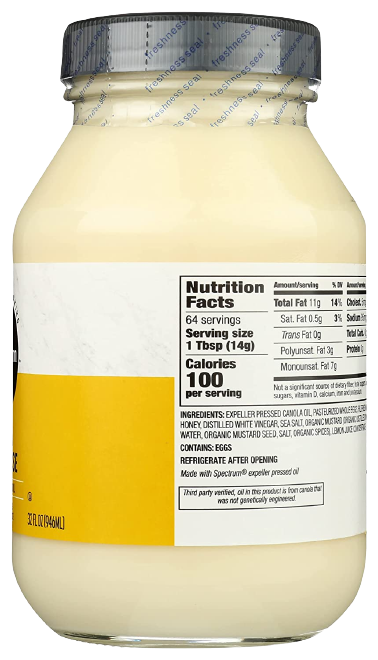 Canola Mayonnaise