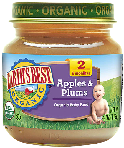Stage 2 Apples & Plums Organic Baby Food