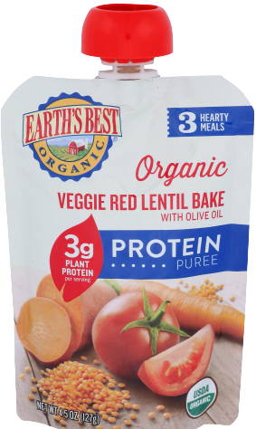 Organic Veggie Red Lentil Bake Baby Food