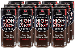 Cold Brew Coffee Dairy Free Black & Bold (12 Pack)