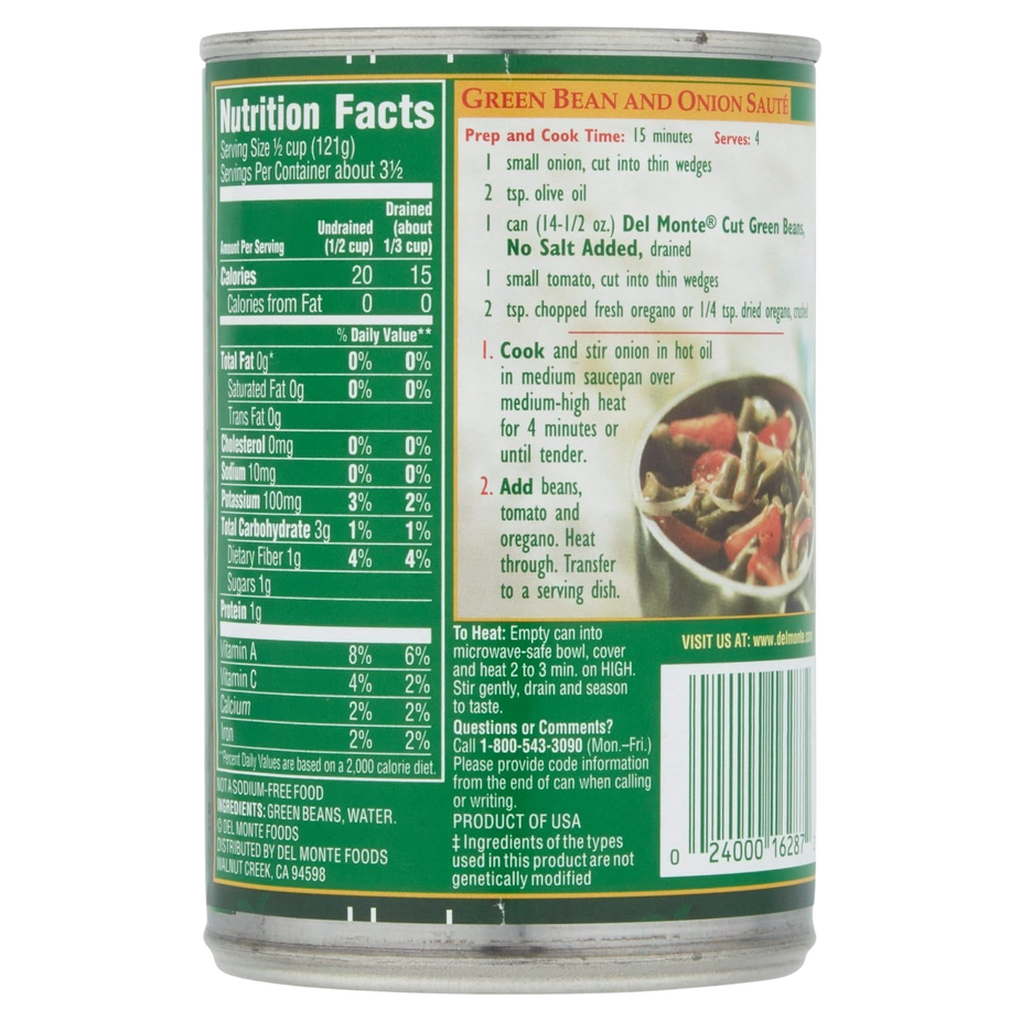 Cut Green Beans No Salt Added