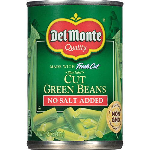 Cut Green Beans No Salt Added