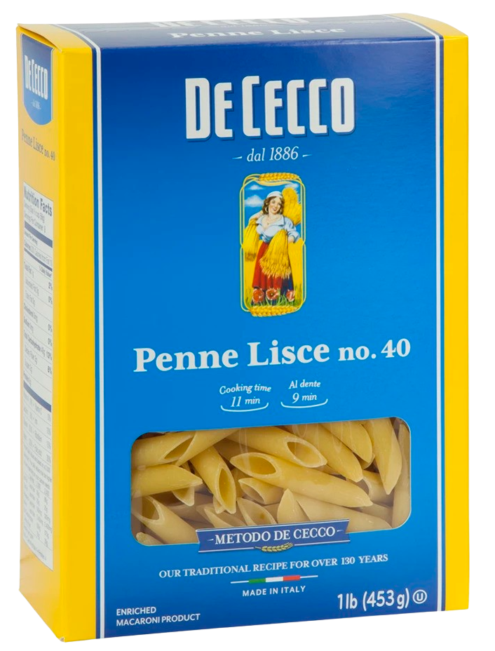 Penne Lisce Pasta
