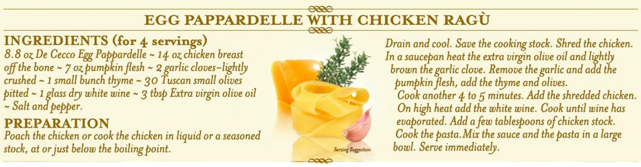 Egg Pappardelle Pasta