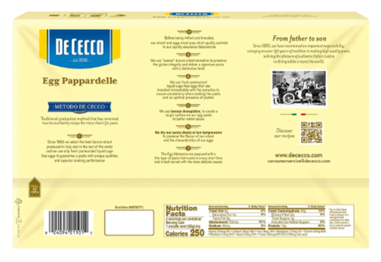 Egg Pappardelle Pasta