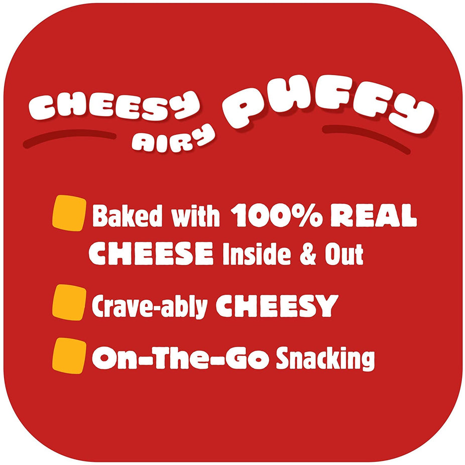 Puff'D White Cheddar Snack Crackers