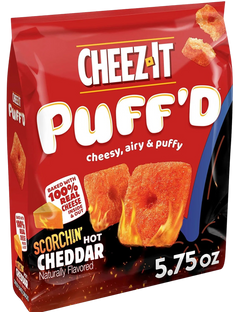 Scorchin Hot Cheddar Puffs