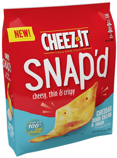 Snap'D Cheddar Sour Cream & Onion Crackers