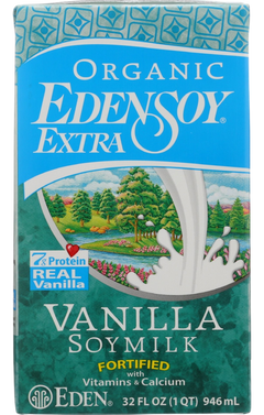 Organic Vanilla Eden Soymilk