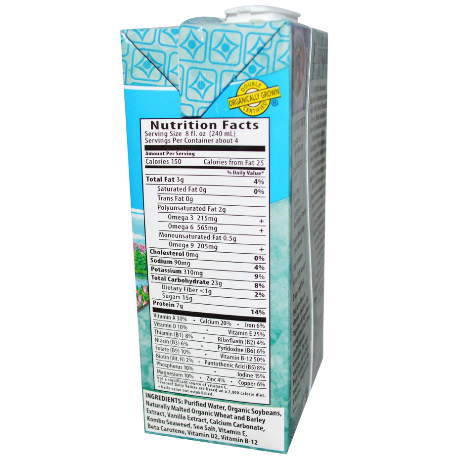 Organic Vanilla Eden Soymilk