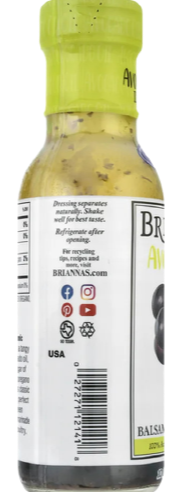 Balsamic Vinaigrette W Avocado Oil