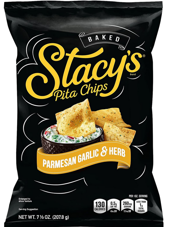 Parmesan Garlic Pita Chips