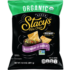 Organic Rosemary & Garlic Pita Chips