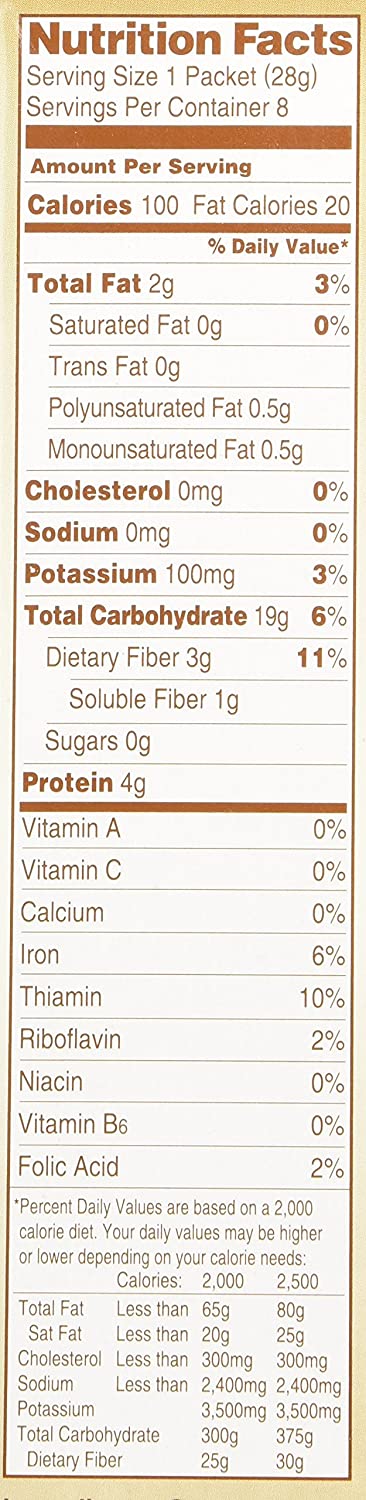 Oatmeal Instant Original Organic