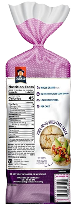 White Cheddar Rice Cakes