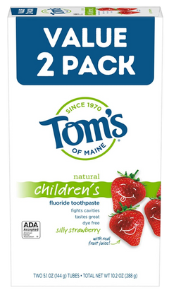 Strawberry Kids Toothpaste (Value 2 Pack)