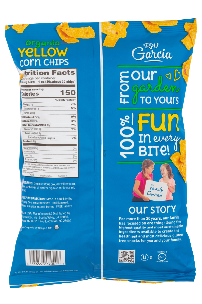 Organic Yellow Corn Chips