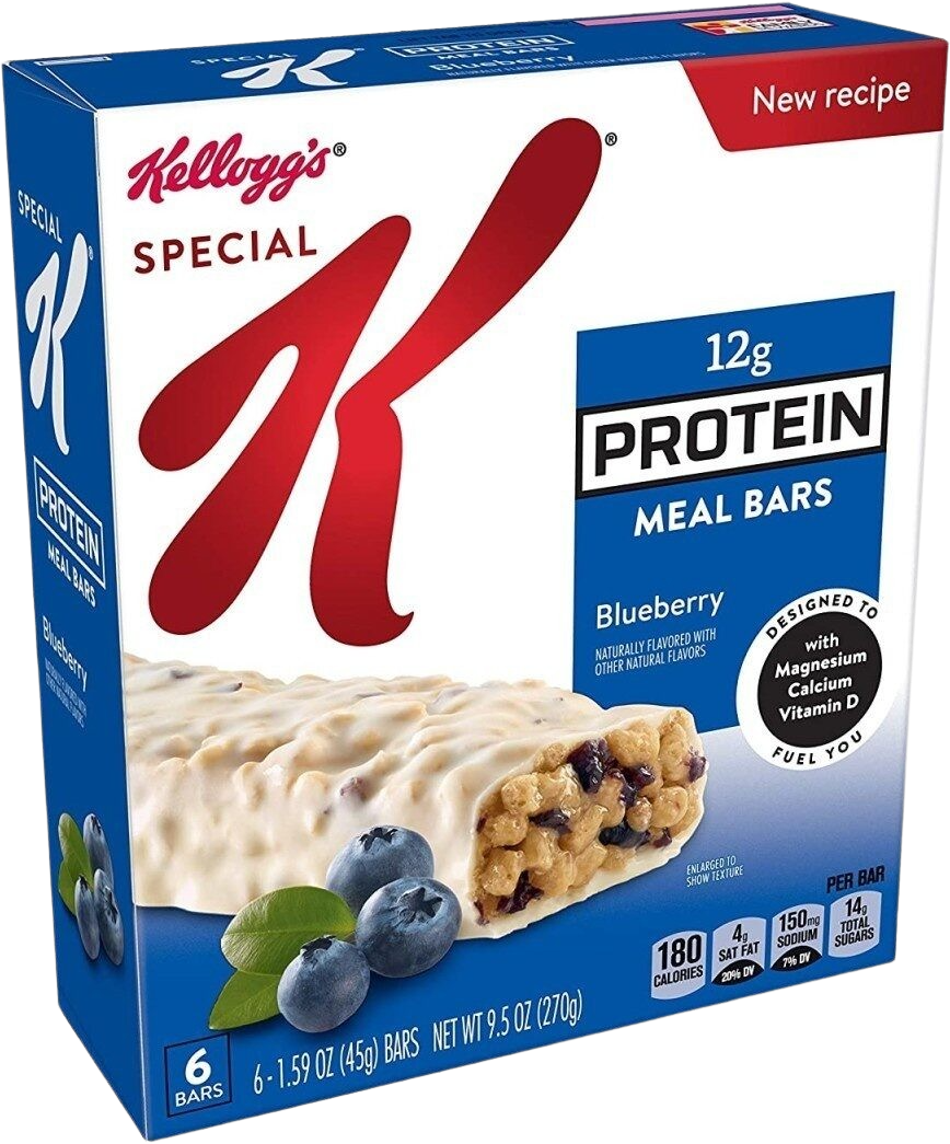 Blueberry Protein Meal Bars