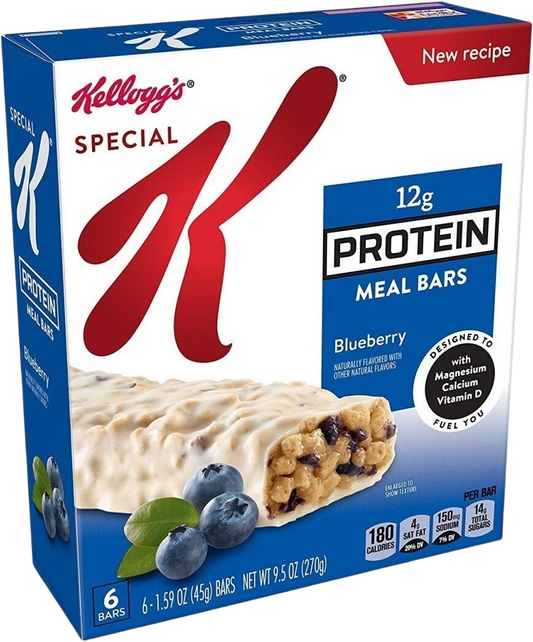 Blueberry Protein Meal Bars