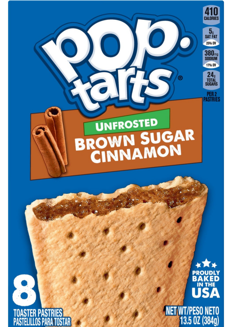 Unfrosted Brown Sugar Cinnamon Toaster Pastries (8 ct)