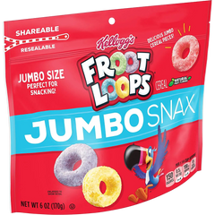 Jumbo Snax Cereal Snacking Froot Loops