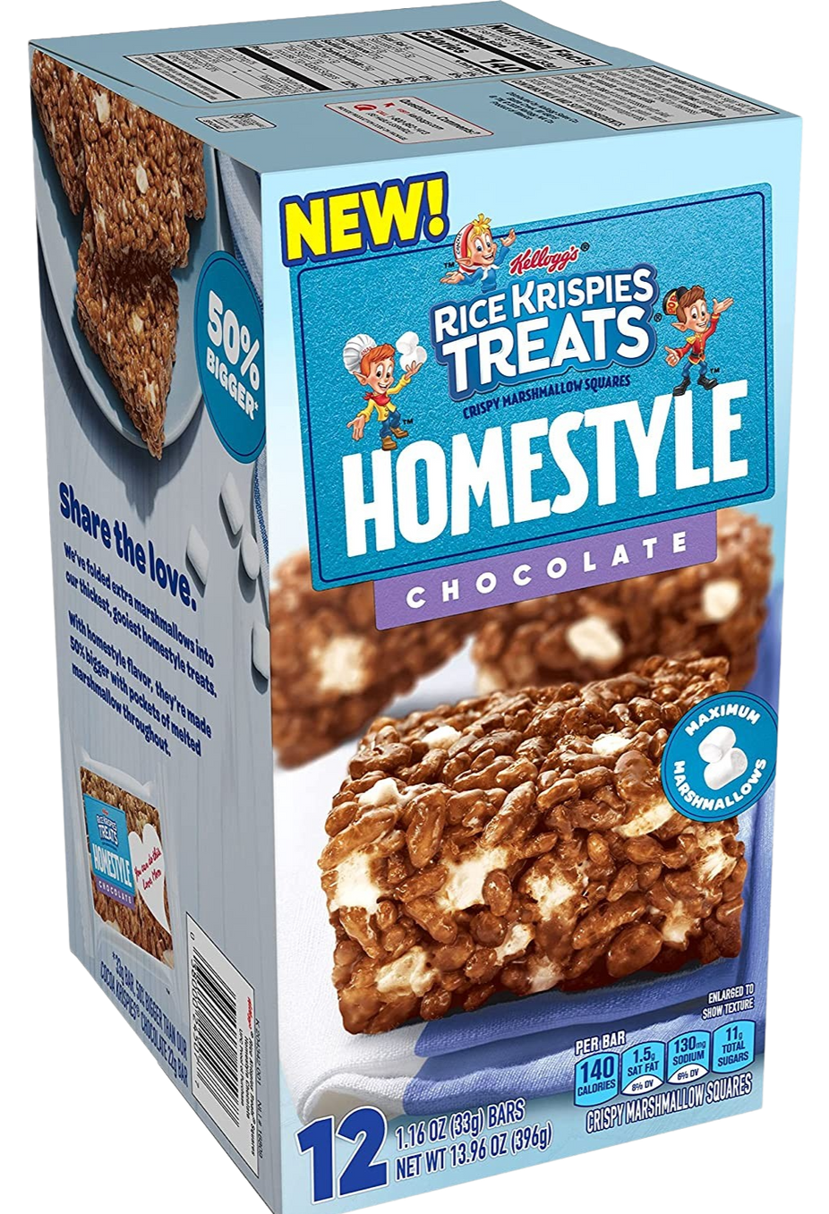 Chocolate Homestyle Marshmallow Crispy Treats (12 ct)