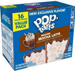 Frosted Mocha Latte Toaster Pastry (16 ct)